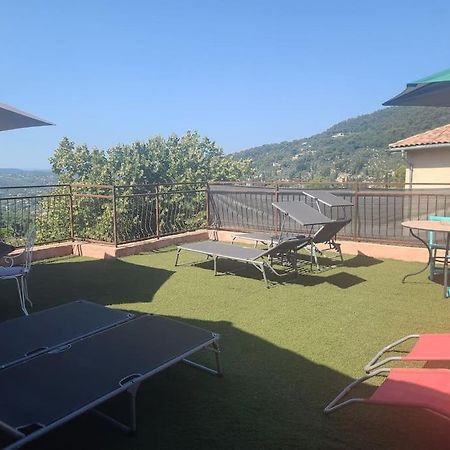 De 1 A 6 Avec Terrasse Solarium, Vue Panoramique Et Parking Gratuit Daire Grasse Dış mekan fotoğraf
