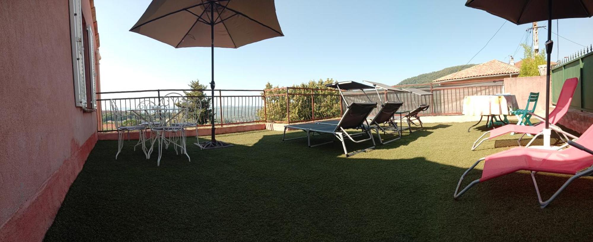 De 1 A 6 Avec Terrasse Solarium, Vue Panoramique Et Parking Gratuit Daire Grasse Dış mekan fotoğraf